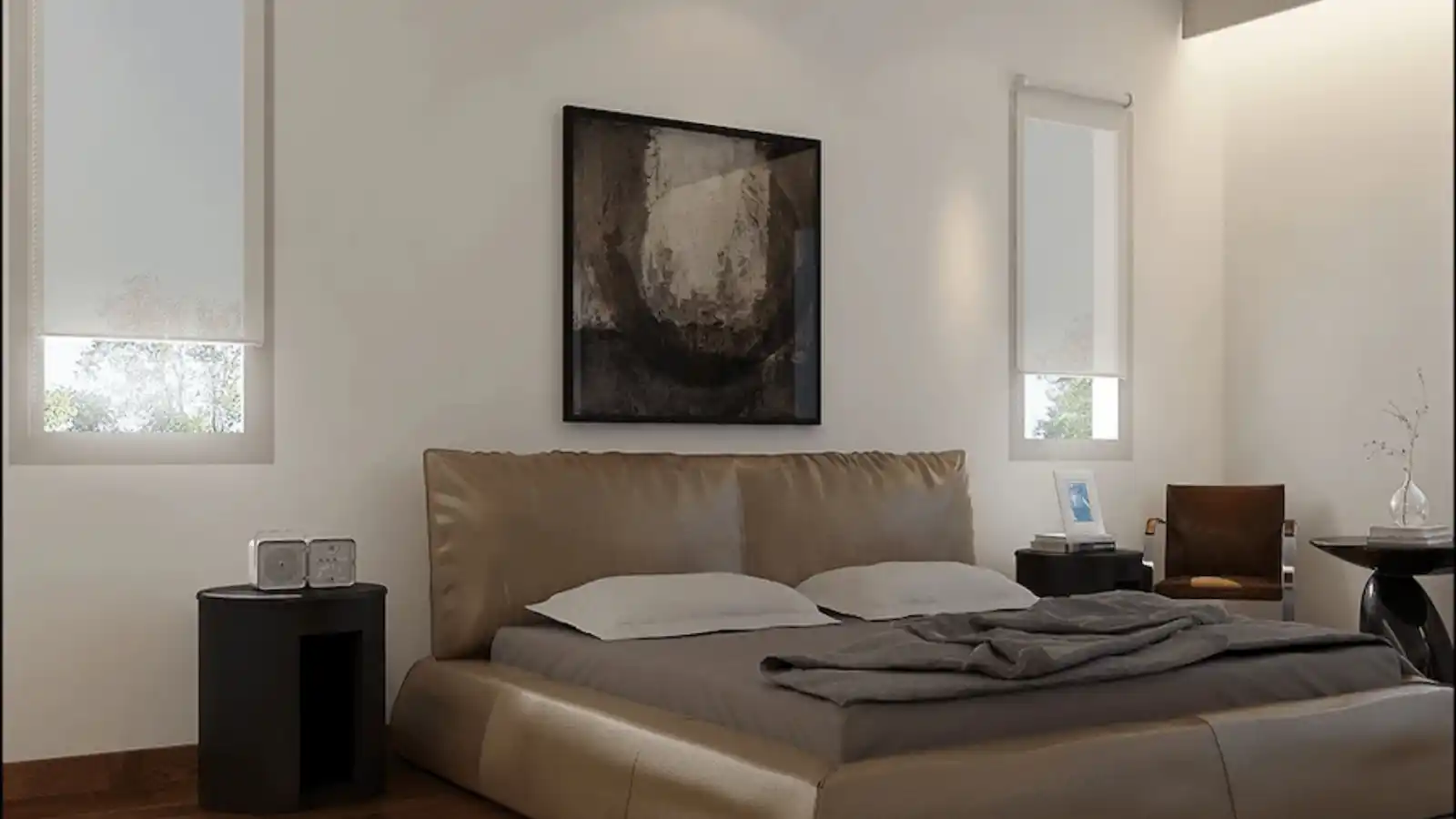 Adarsh-Wisteria-Villas-In-Hennur-Road-Bangalore-Bedroom